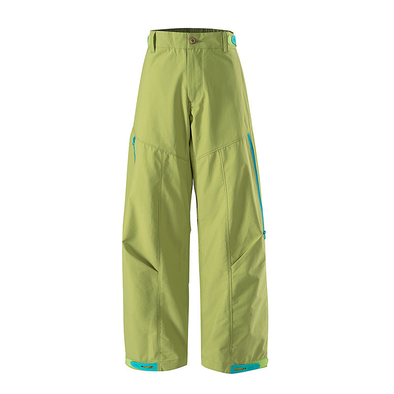 Women's wide technical trekking pants with reinforced knees, zippered pockets, and adjustable hem Amarae