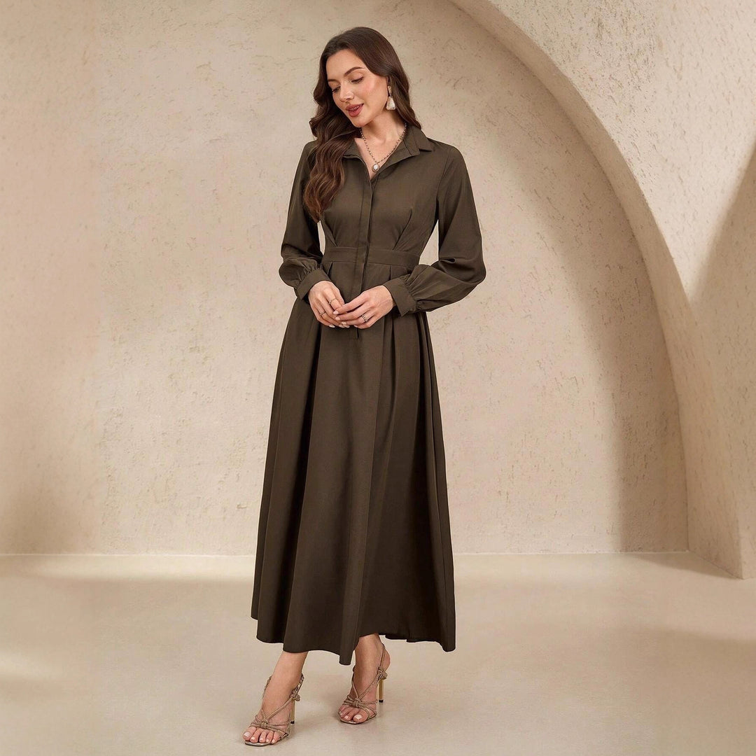 Elegant shirt dresses for women with a flowing skirt and practical pockets Lune London