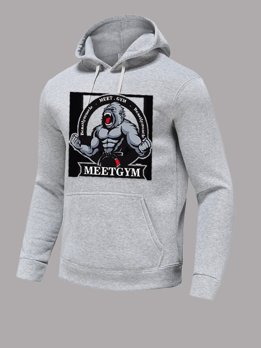 Men's sweatshirt with inspiring gorilla design Lune London