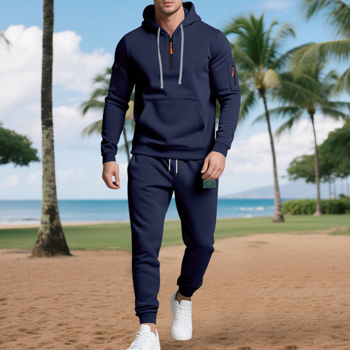 Men's sweatshirt set with practical pockets and drawstring Lune London