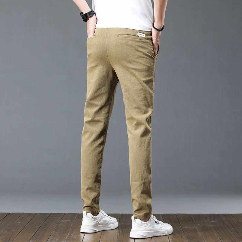Casual cotton pants for men with adjustable waist and practical pockets Lune London
