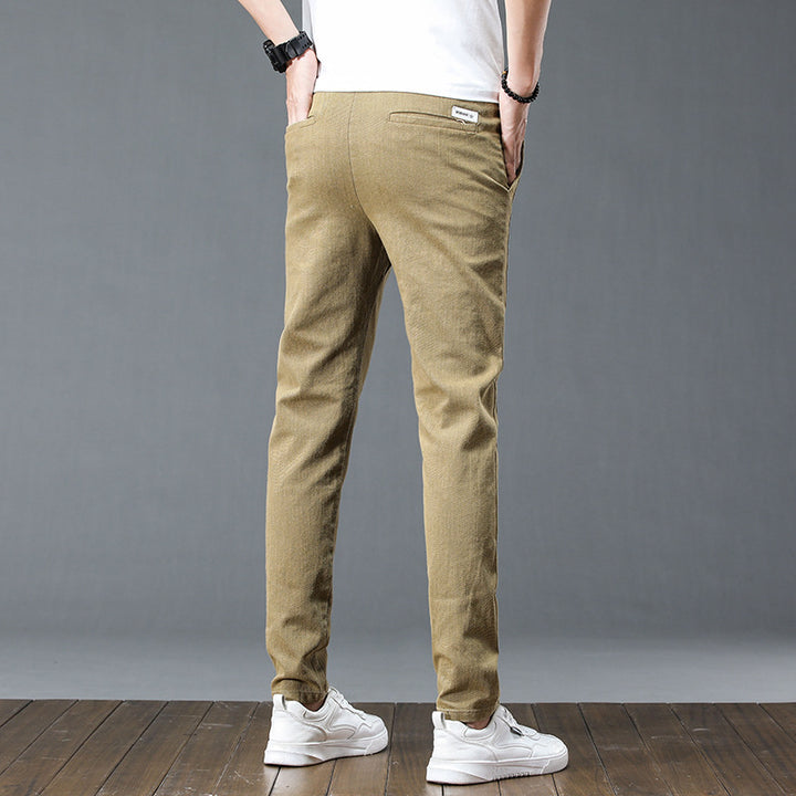 Casual cotton pants for men with adjustable waist and practical pockets Lune London