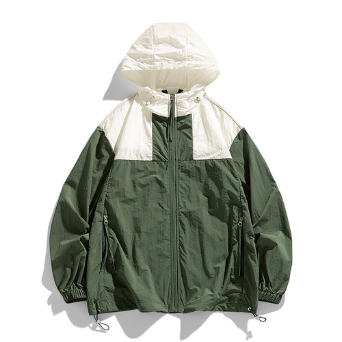 Wind-resistant women's leisure jacket with adjustable hood collar Amarae