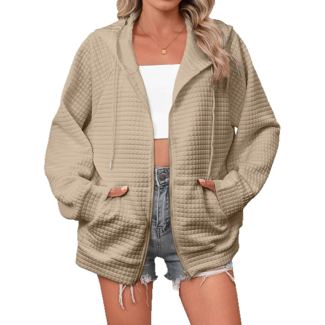 Oversized hoodie for women in structured material Lune London