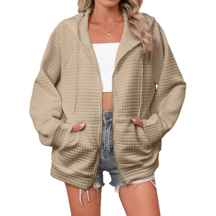Oversized hoodie for women in structured material Lune London