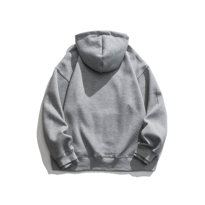 Unisex Oversize Hoodie with minimal logo print, fleece inner lining and kangaroo pocket Amarae