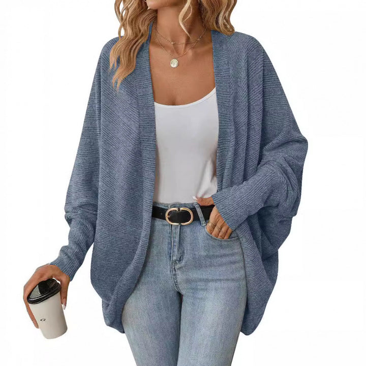 Women casual knitted cardigan with oversized fit and relaxed sleeves Lune London