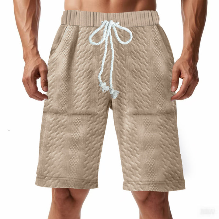 Shorts de bain sportifs pour hommes avec taille élastique et cordon de serrage Lune London