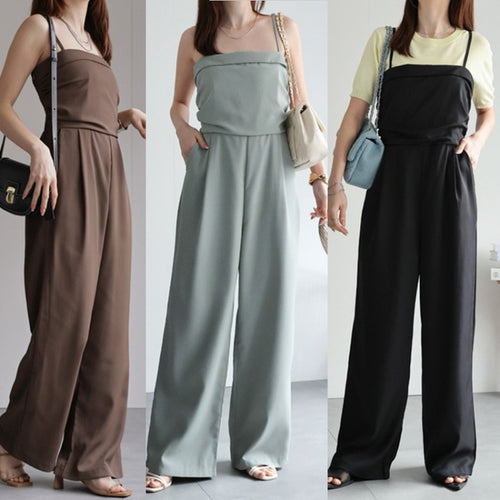 Ladies backless wide leg jumpsuit Amarae
