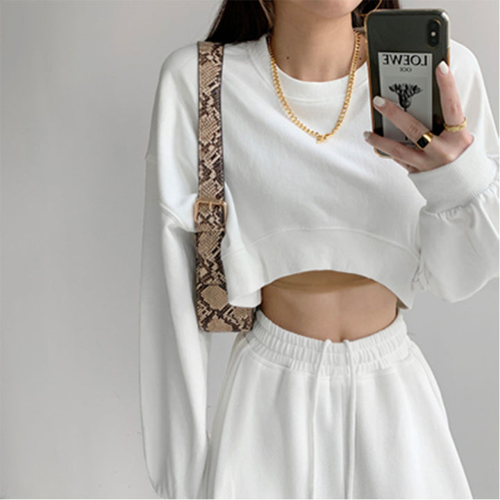 Women's Cropped Sweatshirt Lune London
