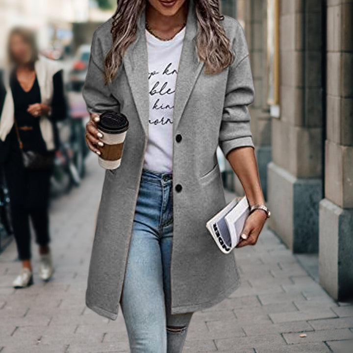 Elegant long blazer Women Lune London