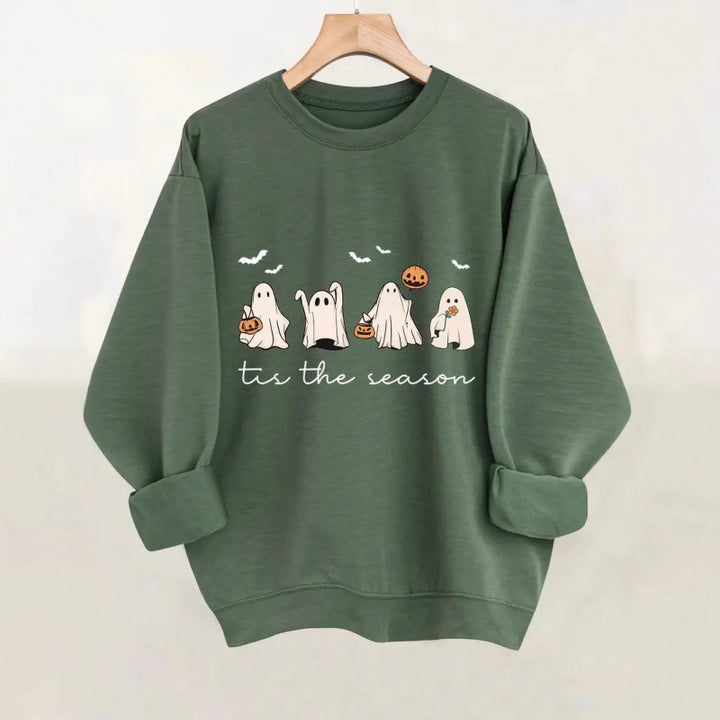 Women's sweatshirt with playfully spooky design Lune London
