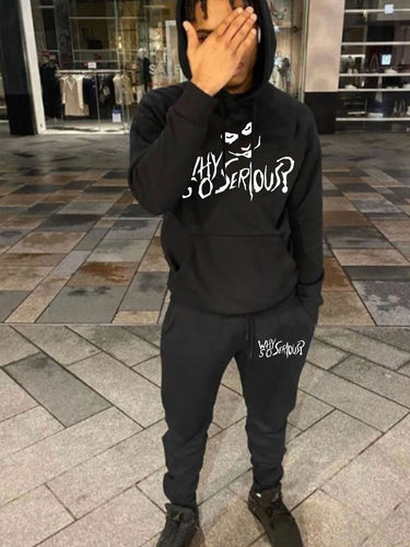 Women's hoodie and jogger pants set with creative graphic design Amarae