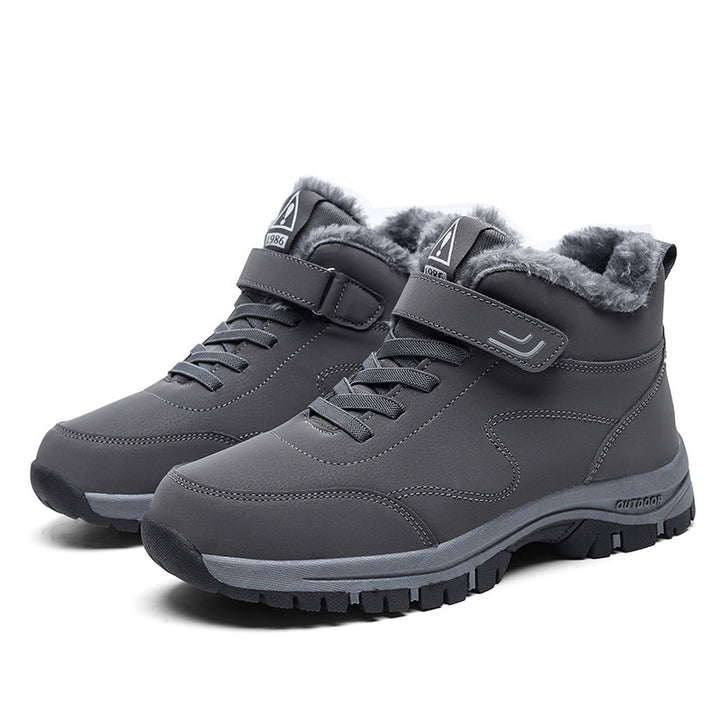 Women's ankle-height thermo hiking boots with faux fur lining and slip-resistant multi-zone profile sole Amarae
