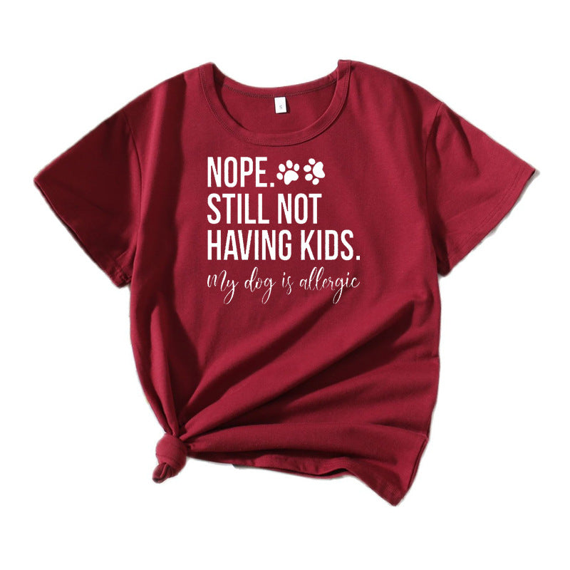 Women Funny Graphic T-Shirt for Animal Lovers Lune London