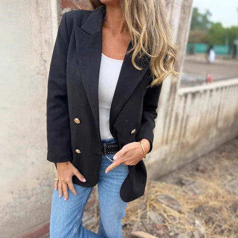 Elegant double-breasted blazer for women Lune London