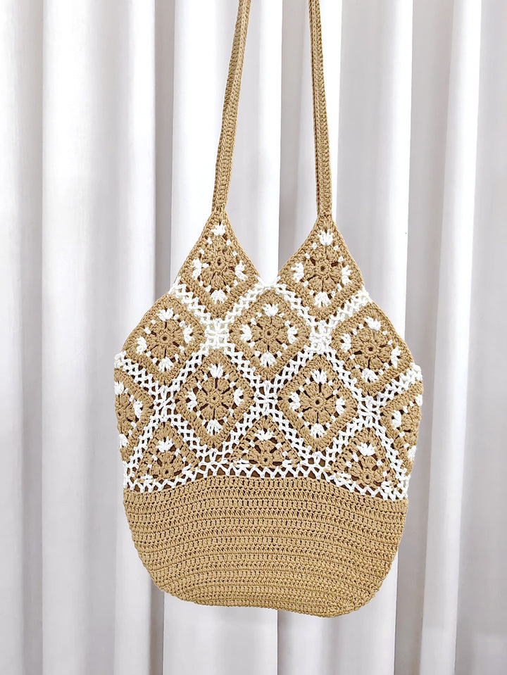 Amarae crochet tote bag for women