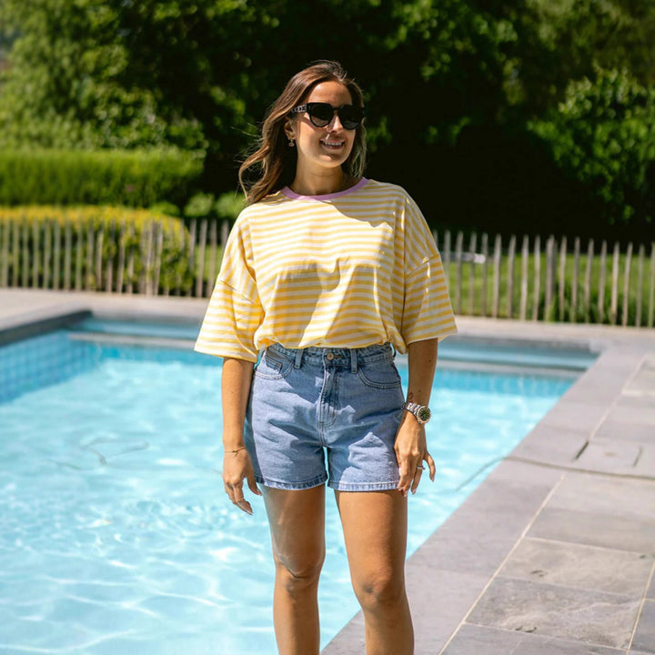 Casual and trendy striped T-shirt for women Lune London
