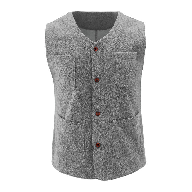 Multifunctional men's vest with practical pockets Lune London