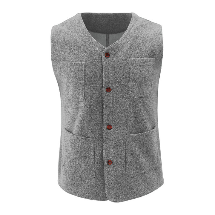 Multifunctional men's vest with practical pockets Lune London