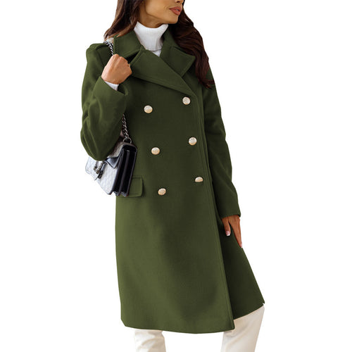 Ladies elegant and warm wool coat Amarae