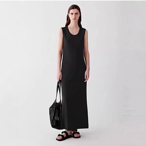 Robe maxi sans manches élégante pour femmes Chic & Stil