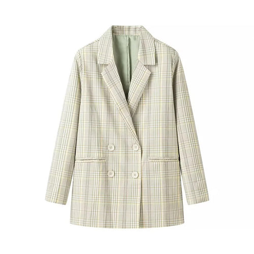 Ladies elegant checked blazer Amarae