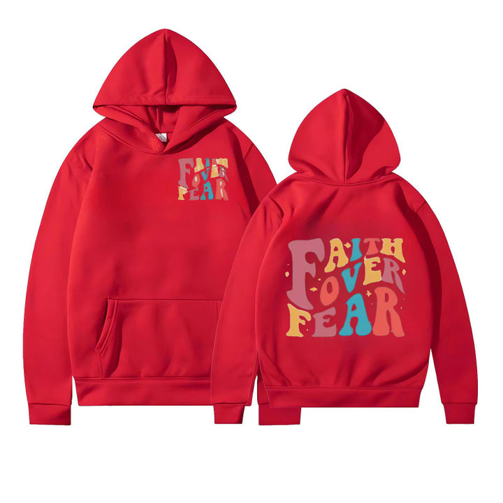 Women's hoodie with creative lettering and soft inner fleece Lune London