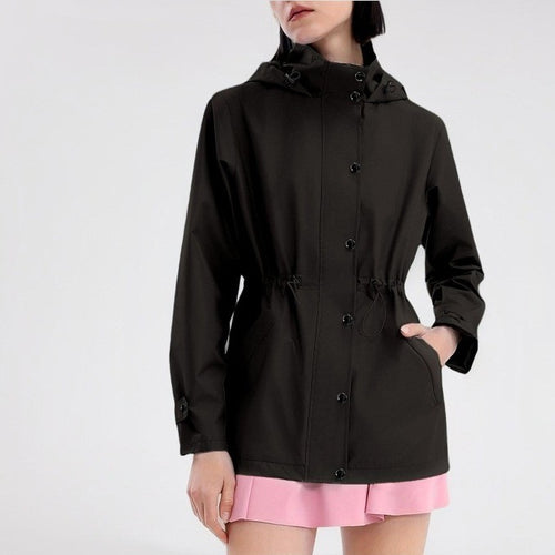 Veste de transition pour femme avec cordon de taille ajustable et poches pratiques Chic & Stil