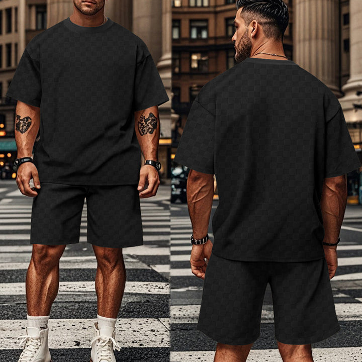 Casual set for men with oversized t-shirt and shorts Lune London