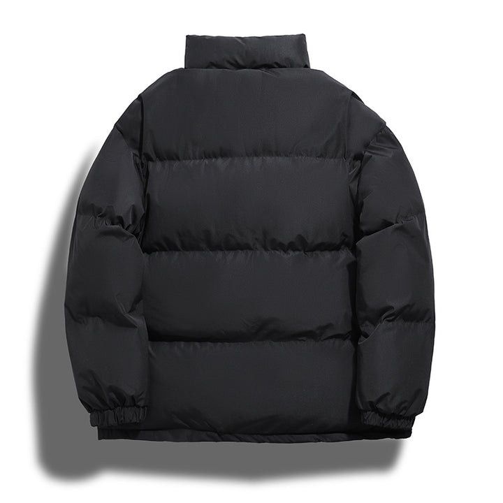 Insulated quilted jacket for women with high collar and structured quilting pattern Lune London