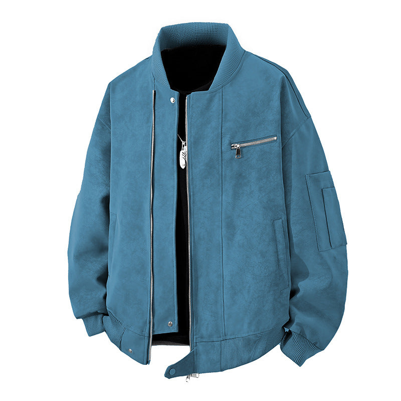 Trendy bomber jacket for men with a vintage look, featuring a practical zipper and stylish details Lune London