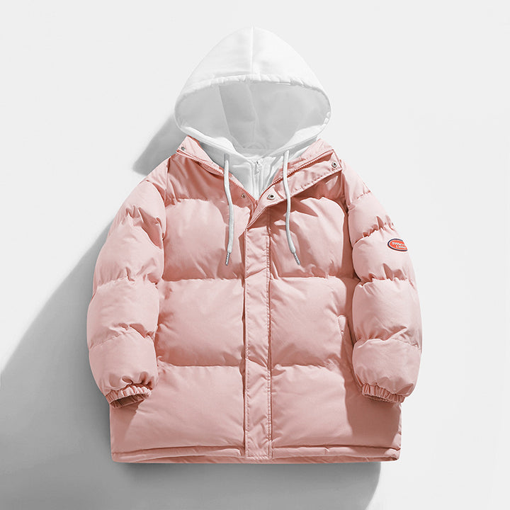 Ladies winter down jacket with integrated hood Amarae