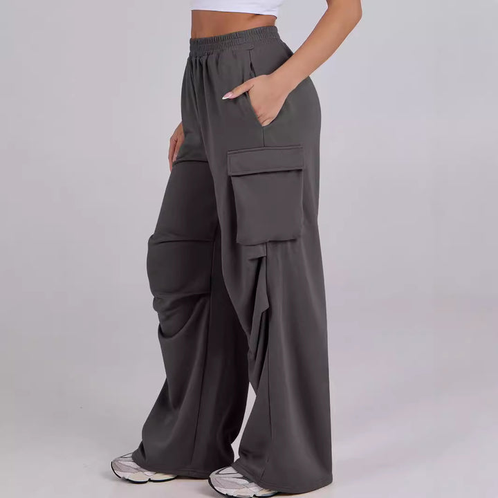 Ladies Comfortable and Casual Cargo Pants Lune London