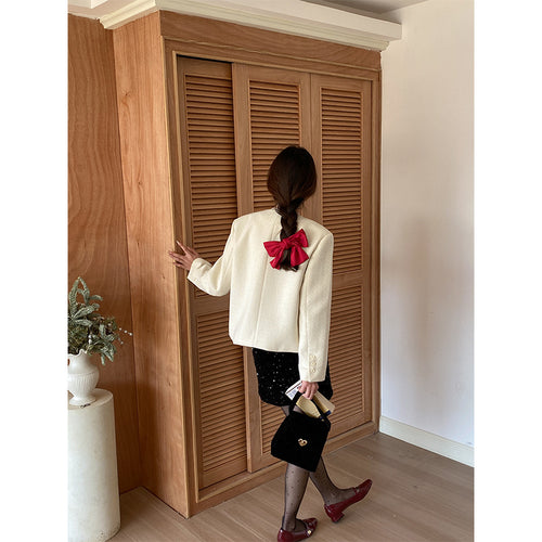 Ladies elegant short jacket with practical patch pockets Chic & Stil