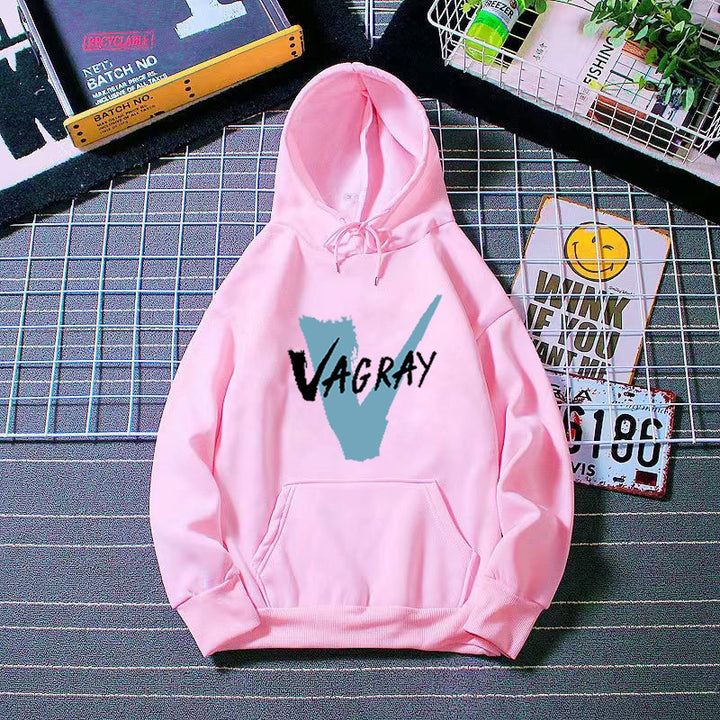 Women's hooded sweatshirt with modern logo print Chic & Stil