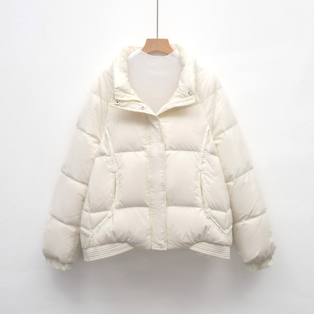 Ladies Thief Down Jacket with modern collar and practical pockets Amarae
