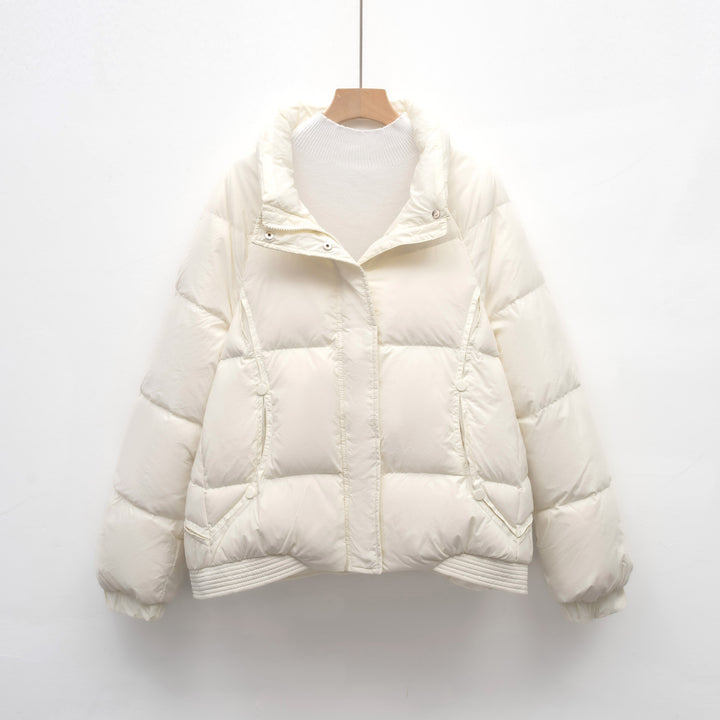 Ladies Thief Down Jacket with modern collar and practical pockets Amarae