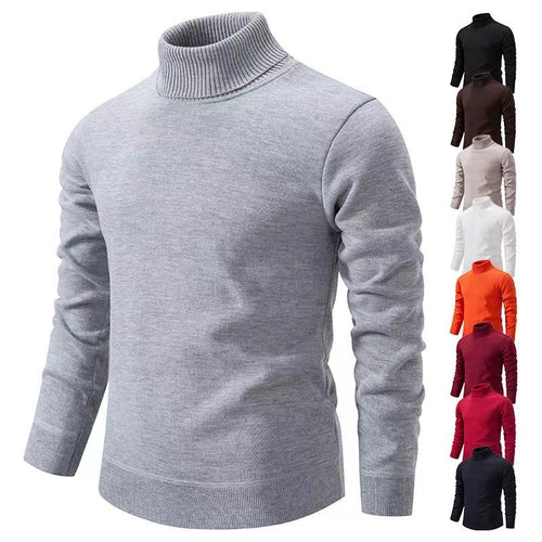 Chic turtleneck pullover for men in high-quality cotton Amarae