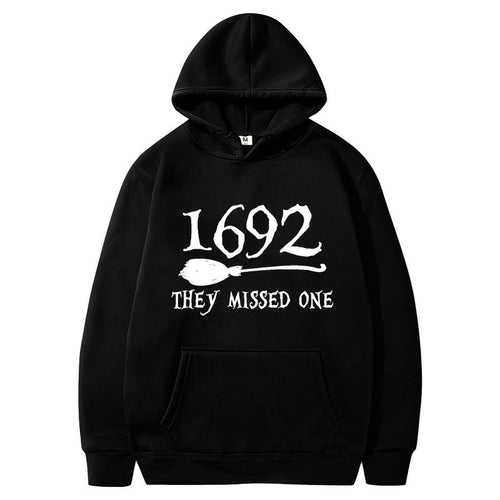 Women’s hooded sweatshirt with creative Halloween motif and loose fit Amarae