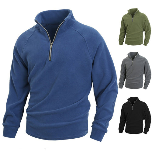 Men's fleece pullover with half-zip Amarae