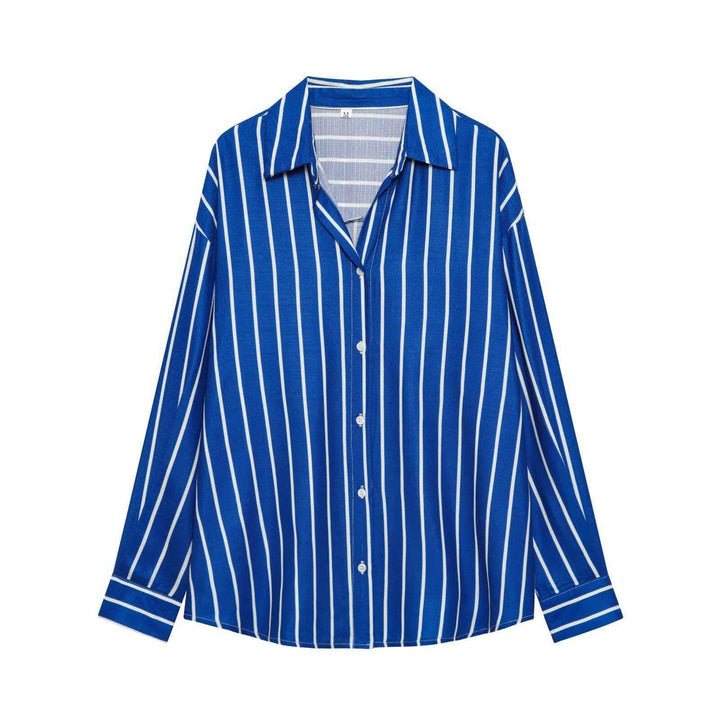 Chemisier pour femme avec un motif rayé moderne et une coupe précise Chic & Stil