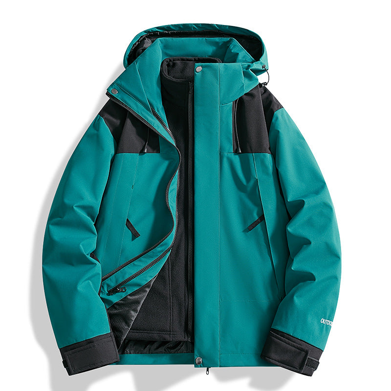 Women Versatile Outdoor Jacket with Removable Fleece Inner Jacket and Waterproof Membrane Amarae