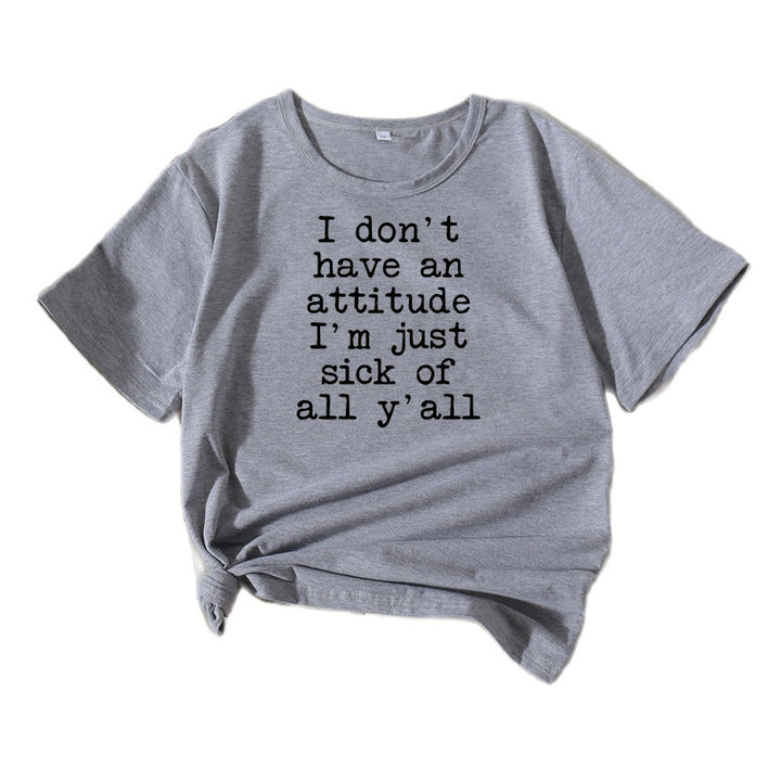 Lune London relaxed statement attitude t-shirt for women