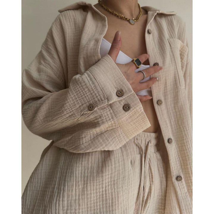 Casual and trendy shirt jacket for women Lune London