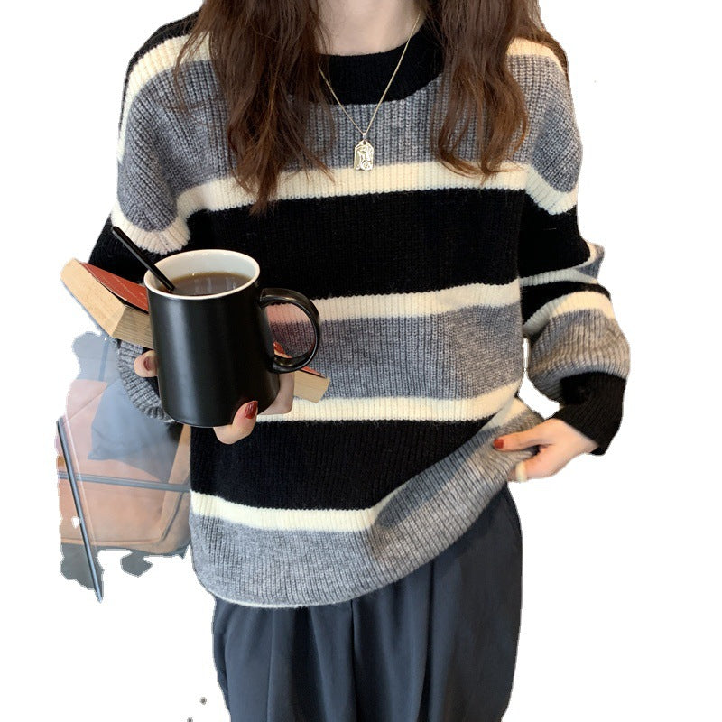 Pull en tricot oversize pour femmes Chic & Stil