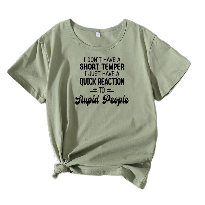 Funny quote T-shirt women Lune London