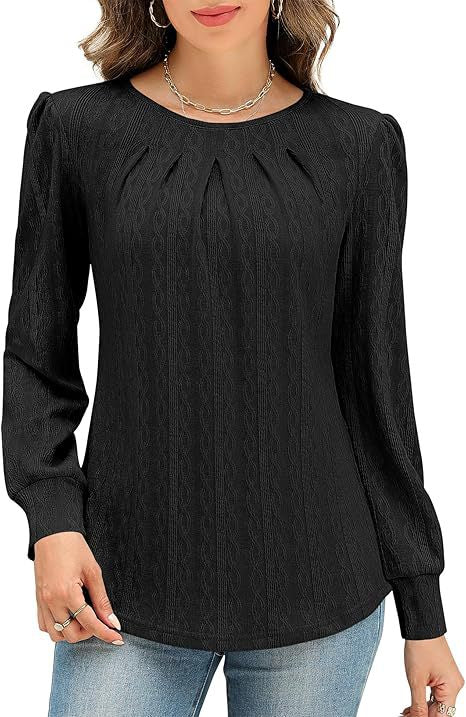 Ladies' blouse stylish with decorative draping Lune London