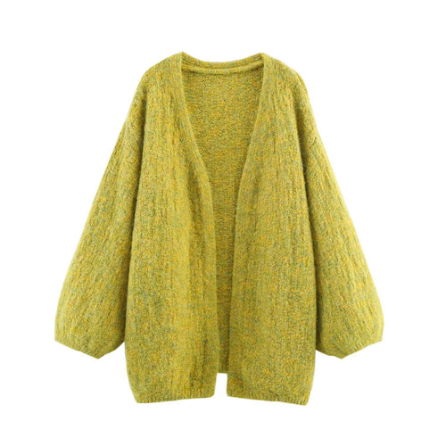 Ladies soft cardigan with voluminous sleeves Amarae