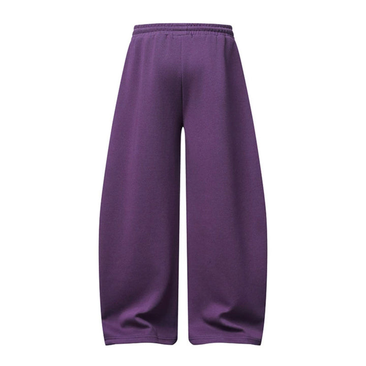 Women's palazzo sweatpants with high elastic waistband, drawstring and extra wide leg Amarae